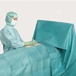 Băng phẫu thuật vô trùng Fenestrated Draping cho phẫu thuật cắt túi mật nội soi ổ bụng