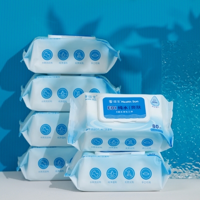 Khăn lau nước tinh khiết không chứa cồn kháng khuẩn để làm sạch